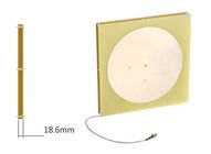 antenna polarizzata circolare di 8dBic RFID, colore di lusso dell'oro dell'antenna di frequenza ultraelevata della lunga autonomia